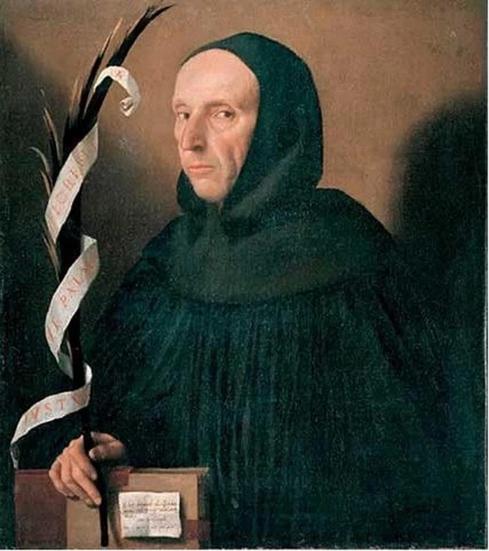 97-Alessandro Bonvicino-Moretto-Ritratto di domenicano(Savonarola)-Museo di Castelvecchio-Verona